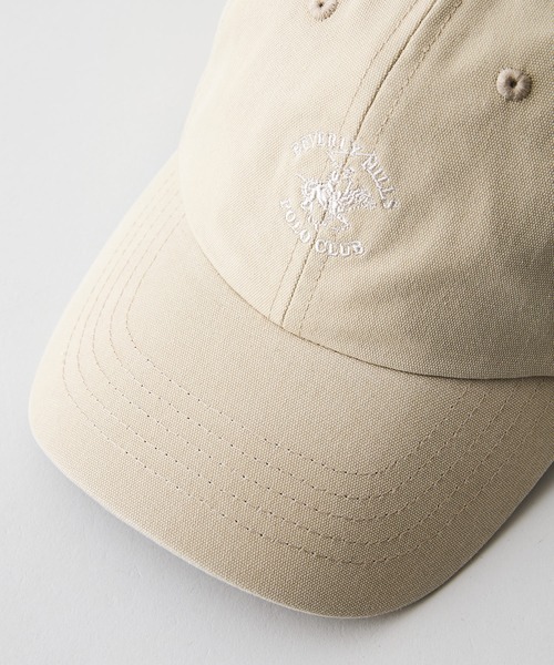 BEVERLY HILLS POLO CLUB(ビバリーヒルズポロクラブ)の「【BEVERLY HILLS POLO CLUB/ビバリーヒルズポロクラブ】【夏でも蒸れずに涼しい】オックス ローキャップ 通気性抜群 綿100% ワンポイント刺繍(キャップ・メンズ・スモークピンク/ブラック/ベージュ/ネイビー・FREE)」の12枚目の写真