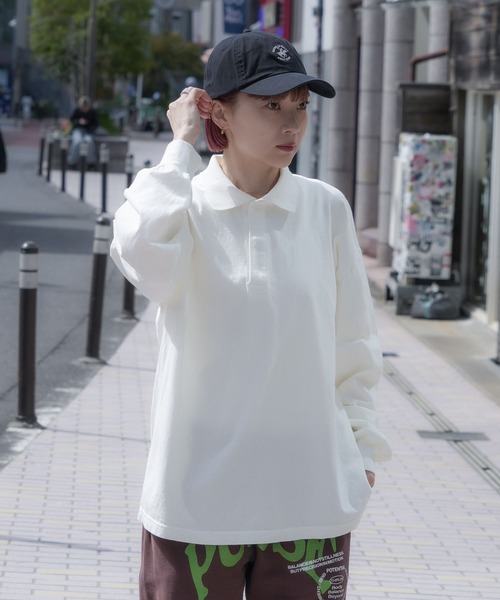 BEVERLY HILLS POLO CLUB(ビバリーヒルズポロクラブ)の「【BEVERLY HILLS POLO CLUB/ビバリーヒルズポロクラブ】【夏でも蒸れずに涼しい】オックス ローキャップ 通気性抜群 綿100% ワンポイント刺繍(キャップ・メンズ・スモークピンク/ブラック/ベージュ/ネイビー・FREE)」の17枚目の写真