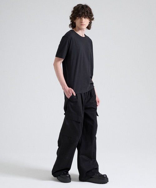 Parts Lab.(パーツラボ)の「【Parts Lab.】Wide Tuck Cargo Pants / ワイドタックカーゴパンツ(カーゴパンツ・メンズ・カーキ/ブラック・L/M/S)」の15枚目の写真