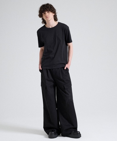 Parts Lab.(パーツラボ)の「【Parts Lab.】Wide Tuck Cargo Pants / ワイドタックカーゴパンツ(カーゴパンツ・メンズ・カーキ/ブラック・L/M/S)」の16枚目の写真