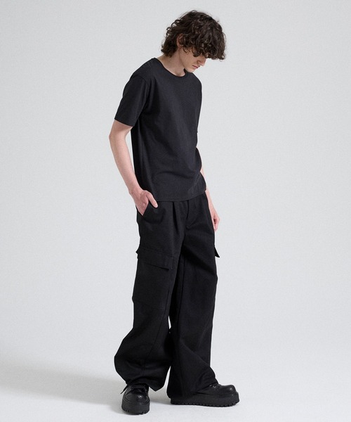Parts Lab.(パーツラボ)の「【Parts Lab.】Wide Tuck Cargo Pants / ワイドタックカーゴパンツ(カーゴパンツ・メンズ・カーキ/ブラック・L/M/S)」の19枚目の写真
