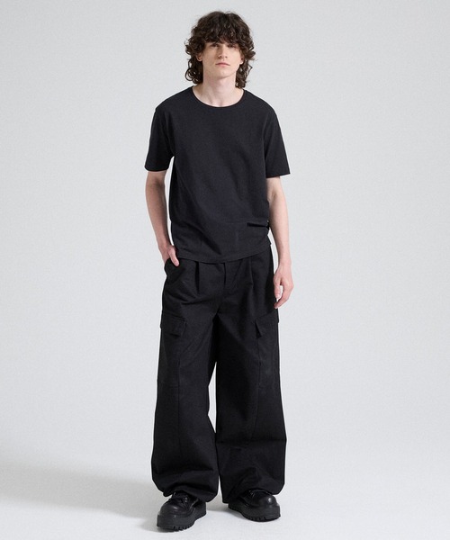 Parts Lab.(パーツラボ)の「【Parts Lab.】Wide Tuck Cargo Pants / ワイドタックカーゴパンツ(カーゴパンツ・メンズ・カーキ/ブラック・L/M/S)」の20枚目の写真