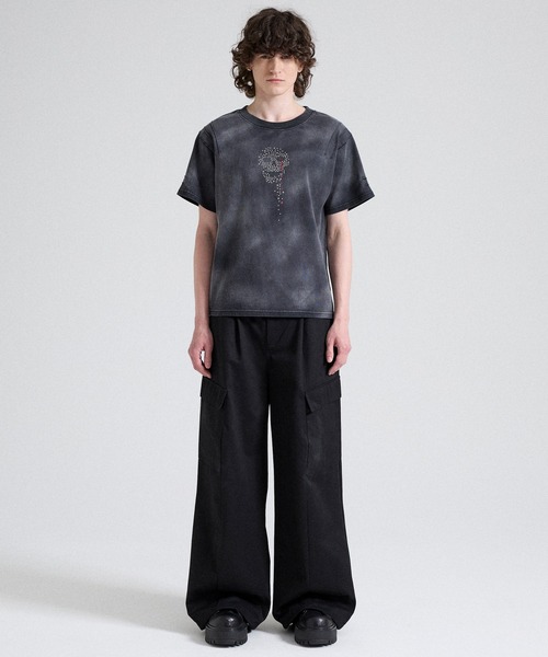 Parts Lab.(パーツラボ)の「【Parts Lab.】Wide Tuck Cargo Pants / ワイドタックカーゴパンツ(カーゴパンツ・メンズ・カーキ/ブラック・L/M/S)」の21枚目の写真