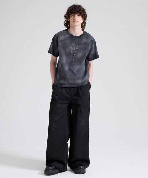 Parts Lab.(パーツラボ)の「【Parts Lab.】Wide Tuck Cargo Pants / ワイドタックカーゴパンツ(カーゴパンツ・メンズ・カーキ/ブラック・L/M/S)」の22枚目の写真