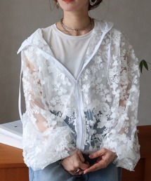 zena（ジェナ）の「立体レースシアーパーカー（パーカー）」