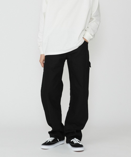 Dickies(ディッキーズ)の「Dickies/ディッキーズ ダックカーペンターパンツ/ワークパンツ(その他パンツ・メンズ・ブラウン/ブラック・28/30/32/34/36)」の2枚目の写真