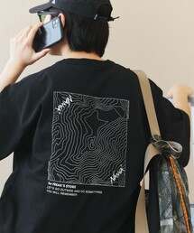NANGA | NANGA × FREAK'S STORE/ナンガ × フリークスストア 別注 ECO HYBRID CONTOUR LOGO TEE エコハイブリッド ルーズフィット ロゴ Tシャツ(Tシャツ/カットソー)
