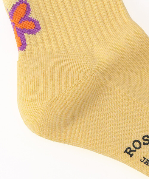 FREAK'S STORE（フリークスストア）の「ROSTER SOX/ロスターソックス DE LA/デラ（ソックス/靴下・レディース・レモンイエロー/ベージュ・ONE SIZE）」の7枚目の写真