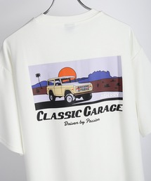 GERRY 接触冷感 とろみポンチ バックプリント 半袖Tシャツ