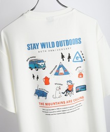 GERRY 接触冷感 とろみポンチ バックプリント 半袖Tシャツ