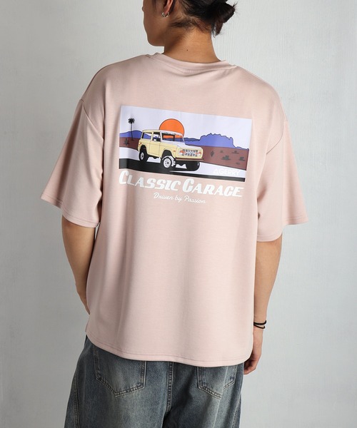GERRY(ジェリー)の「GERRY 接触冷感 とろみポンチ バックプリント 半袖Tシャツ(Tシャツ/カットソー・メンズ・ホワイト/グリーン/ホワイト系その他/ピンク/ホワイト系その他3/グリーン系その他/ブラック/ブラック系その他2/カーキ/ブラック系その他/ホワイト系その他2/ブルー/ブラック系その他3/ホワイト系その他4/チャコールグレー・L)」の15枚目の写真