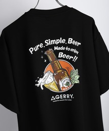 GERRY 接触冷感 とろみポンチ バックプリント 半袖Ｔシャツ