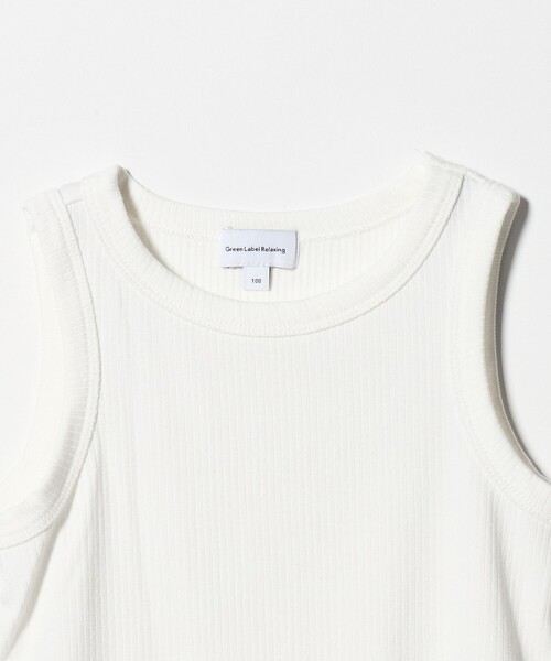 green label relaxing（グリーンレーベルリラクシング）の「メッシュTシャツ＋タンクトップ セット / キッズ  100cm-130cm（Tシャツ/カットソー・キッズ・クリーム/ライトブルー・100cm/110cm/120cm/130cm）」の11枚目の写真