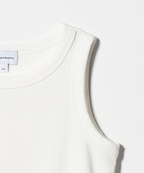 green label relaxing（グリーンレーベルリラクシング）の「メッシュTシャツ＋タンクトップ セット / キッズ  100cm-130cm（Tシャツ/カットソー・キッズ・クリーム/ライトブルー・100cm/110cm/120cm/130cm）」の12枚目の写真