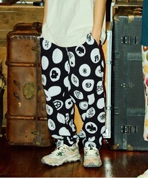 go slow caravan（ゴースローキャラバン）の「ストレッチサッカー　総柄プリント アンクルパンツ（その他パンツ）」