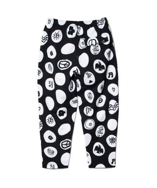 go slow caravan（ゴースローキャラバン）の「ストレッチサッカー　総柄プリント アンクルパンツ（その他パンツ・メンズ・ブラック/ネイビー/アイボリー・MEDIUM/X-LARGE/LARGE/SMALL）」の18枚目の写真