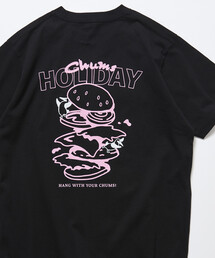 CHUMS（チャムス）の「CHUMS/チャムス 限定展開 CHUMS×FREAK'S STORE 別注 ブービーバード バックプリント クルーネックTシャツ/バーガーモチーフ（Tシャツ/カットソー）」