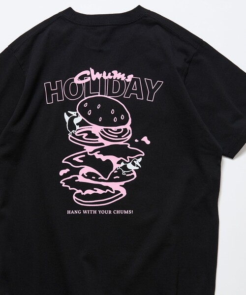 CHUMS(�`�����X)��CHUMS/�`�����X ����W�J CHUMS×FREAK'S STORE �ʒ� �u�[�r�[�o�[�h �o�b�N�v�����g �N���[�l�b�NT�V���c/�o�[�K�[���`�[�t(T�V���c/�J�b�g�\�[)