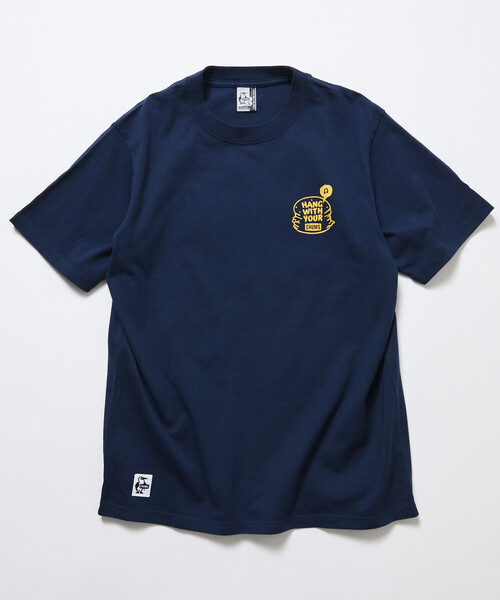 CHUMS（チャムス）の「CHUMS/チャムス 限定展開 CHUMS×FREAK'S STORE 別注 ブービーバード バックプリント クルーネックTシャツ/バーガーモチーフ（Tシャツ/カットソー・メンズ・ネイビー/ホワイト/ブラック/グレイッシュベージュ・X-LARGE/LARGE/MEDIUM/SMALL）」の12枚目の写真