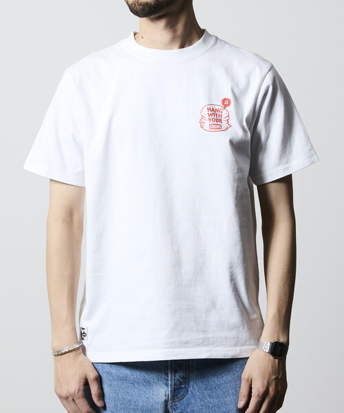 CHUMS（チャムス）の「CHUMS/チャムス 限定展開 CHUMS×FREAK'S STORE 別注 ブービーバード バックプリント クルーネックTシャツ/バーガーモチーフ（Tシャツ/カットソー・メンズ・ネイビー/ホワイト/ブラック/グレイッシュベージュ・X-LARGE/LARGE/MEDIUM/SMALL）」の19枚目の写真