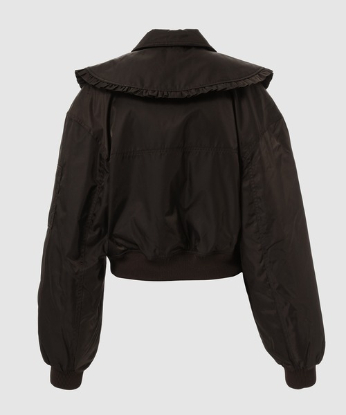 GANNI（ガニー）の「Duchesse Nylon Bomber Jacket（その他アウター・レディース・その他・36）」の2枚目の写真