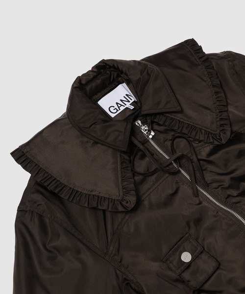 GANNI（ガニー）の「Duchesse Nylon Bomber Jacket（その他アウター・レディース・その他・36）」の3枚目の写真