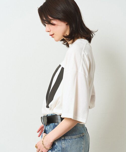 Whim Gazette(ウィムガゼット)の「【KATHARINE HAMNETT】別注YOU Tシャツ(Tシャツ/カットソー・レディース・オフホワイト/ベージュ・FREE)」の5枚目の写真