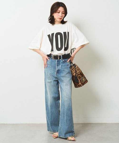 Whim Gazette(ウィムガゼット)の「【KATHARINE HAMNETT】別注YOU Tシャツ(Tシャツ/カットソー・レディース・オフホワイト/ベージュ・FREE)」の11枚目の写真