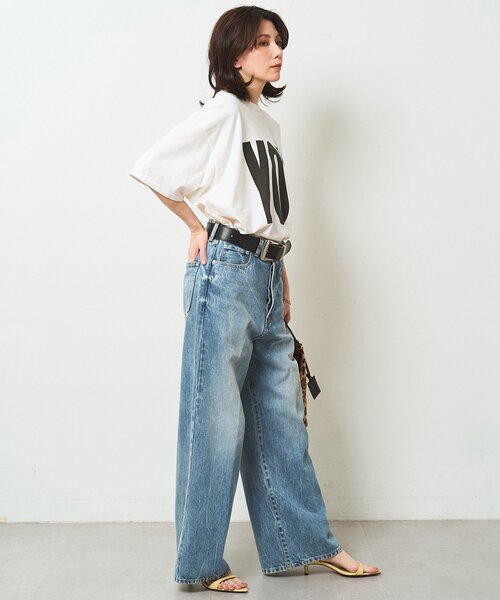 Whim Gazette(ウィムガゼット)の「【KATHARINE HAMNETT】別注YOU Tシャツ(Tシャツ/カットソー・レディース・オフホワイト/ベージュ・FREE)」の10枚目の写真