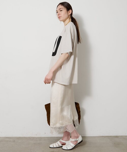 Whim Gazette(ウィムガゼット)の「【KATHARINE HAMNETT】別注YOU Tシャツ(Tシャツ/カットソー・レディース・オフホワイト/ベージュ・FREE)」の16枚目の写真