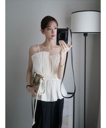 A AMEL（エイメル）の「チュールフリルビスチェ（シャツ/ブラウス）」