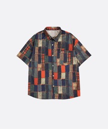 Retro Check Patch Shirt