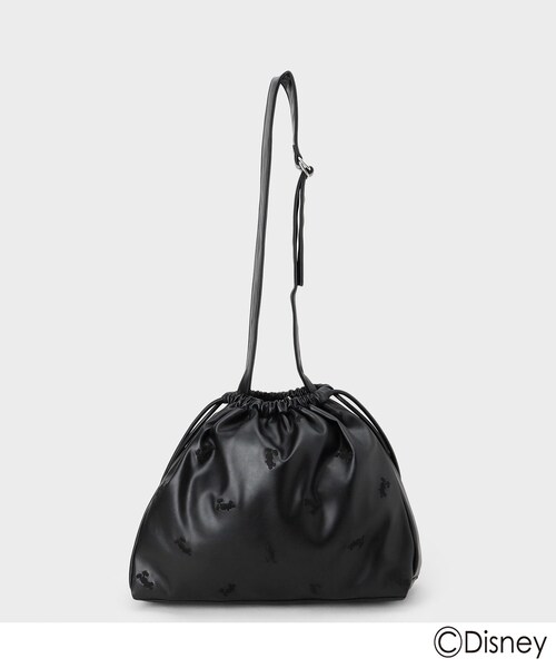 Disney(ディズニー)の「Disney capsule collection 巾着ショルダーバッグ(ショルダーバッグ・メンズ・ブラック・00)」の9枚目の写真