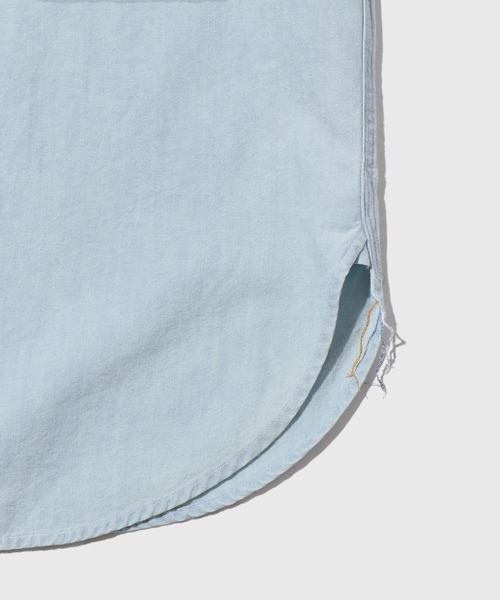 WILD LIFE TAILOR Adam et Rope'(ワイルドテーラーアダムエロペ )の「【WILD LIFE TAILOR】CHAMBRAY SHIRT(シャツ/ブラウス・メンズ・サックスブルー・L)」の12枚目の写真