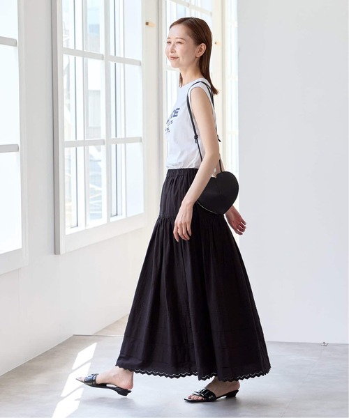 U by SPICK&SPAN(ユーバイスピックアンドスパン)の「NOICE / ノイス TWISTED DRAPE SLEEVELESS TOP(Tシャツ/カットソー・レディース・ホワイト・SMALL)」の18枚目の写真