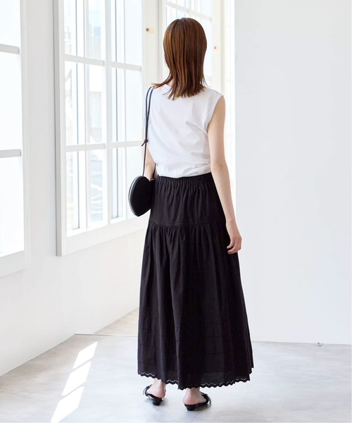 U by SPICK&SPAN(ユーバイスピックアンドスパン)の「NOICE / ノイス TWISTED DRAPE SLEEVELESS TOP(Tシャツ/カットソー・レディース・ホワイト・SMALL)」の17枚目の写真