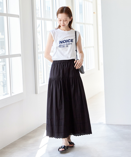 U by SPICK&SPAN(ユーバイスピックアンドスパン)の「NOICE / ノイス TWISTED DRAPE SLEEVELESS TOP(Tシャツ/カットソー・レディース・ホワイト・SMALL)」の16枚目の写真