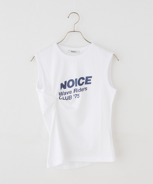 U by SPICK&SPAN(ユーバイスピックアンドスパン)の「NOICE / ノイス TWISTED DRAPE SLEEVELESS TOP(Tシャツ/カットソー・レディース・ホワイト・SMALL)」の13枚目の写真