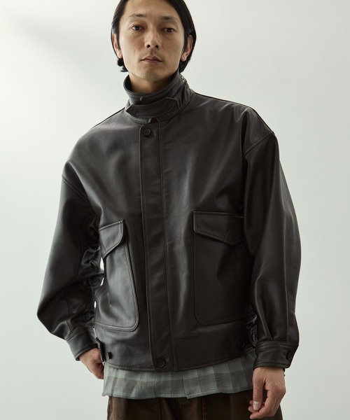 YOKE for KEY TIMEZ/ヨーク】別注 Leather Flight Jacket（ブルゾン