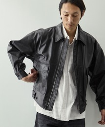 YOKE（ヨーク）の「【YOKE for KEY TIMEZ】別注 Leather Flight Jacket（ブルゾン）」