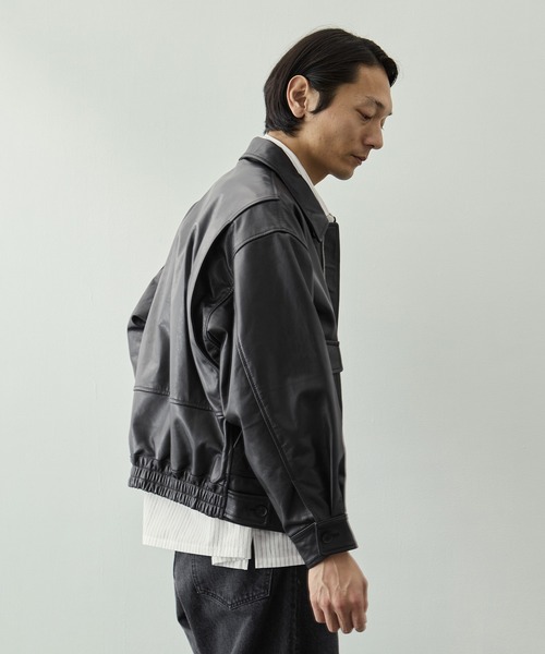 YOKE for KEY TIMEZ/ヨーク】別注 Leather Flight Jacket（ブルゾン