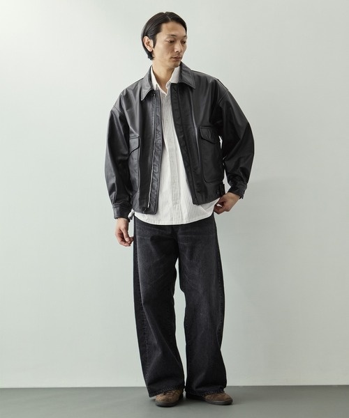 YOKE for KEY TIMEZ/ヨーク】別注 Leather Flight Jacket（ブルゾン