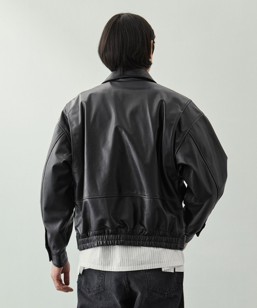 YOKE for KEY TIMEZ/ヨーク】別注 Leather Flight Jacket（ブルゾン
