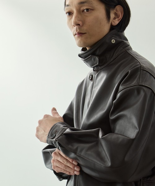 YOKE for KEY TIMEZ/ヨーク】別注 Leather Flight Jacket（ブルゾン