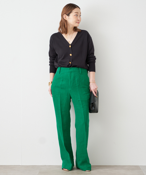 Deuxieme Classe(ドゥーズィエムクラス)の「*Beauty カーディガン(カーディガン/ボレロ・レディース・ネイビー/ベージュ・FREE)」の4枚目の写真