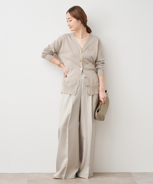 Deuxieme Classe(ドゥーズィエムクラス)の「*Beauty カーディガン(カーディガン/ボレロ・レディース・ネイビー/ベージュ・FREE)」の14枚目の写真