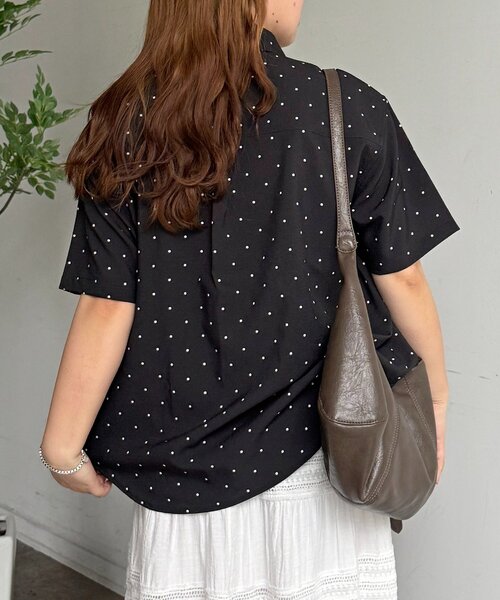 U.S. POLO ASSN.(ユーエスポロアッスン)の「半袖シャツ(シャツ/ブラウス・レディース・ブラック系その他/ブルー/ホワイト系その他2/ホワイト系その他/イエロー/ネイビー・FREE)」の11枚目の写真