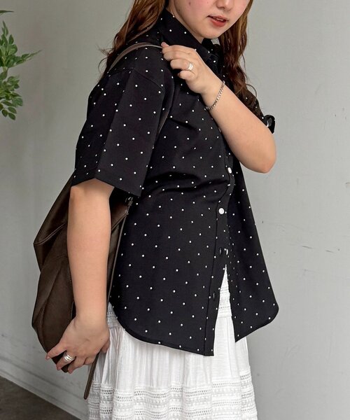 U.S. POLO ASSN.(ユーエスポロアッスン)の「半袖シャツ(シャツ/ブラウス・レディース・ブラック系その他/ブルー/ホワイト系その他2/ホワイト系その他/イエロー/ネイビー・FREE)」の12枚目の写真
