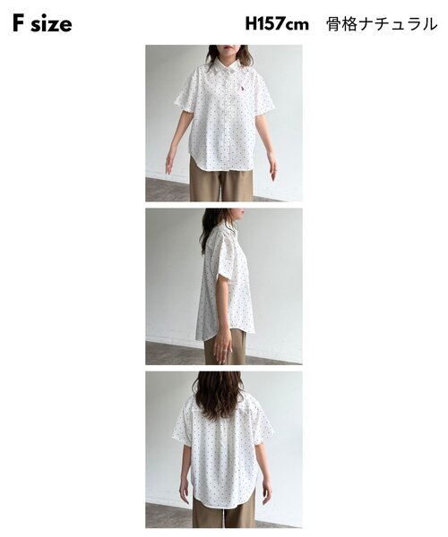 U.S. POLO ASSN.(ユーエスポロアッスン)の「半袖シャツ(シャツ/ブラウス・レディース・ブラック系その他/ブルー/ホワイト系その他2/ホワイト系その他/イエロー/ネイビー・FREE)」の20枚目の写真