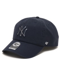 '47(�t�H�[�e�B�[�Z�u��)��47 x ATMOS PINK CLEAN UP YANKEES RHINESTONE NVY / 47 x �A�g���X �s���N �N���[�� �A�b�v �����L�[�X ���C���X�g�[�� �l�C�r�[�ySP�z(�L���b�v)
